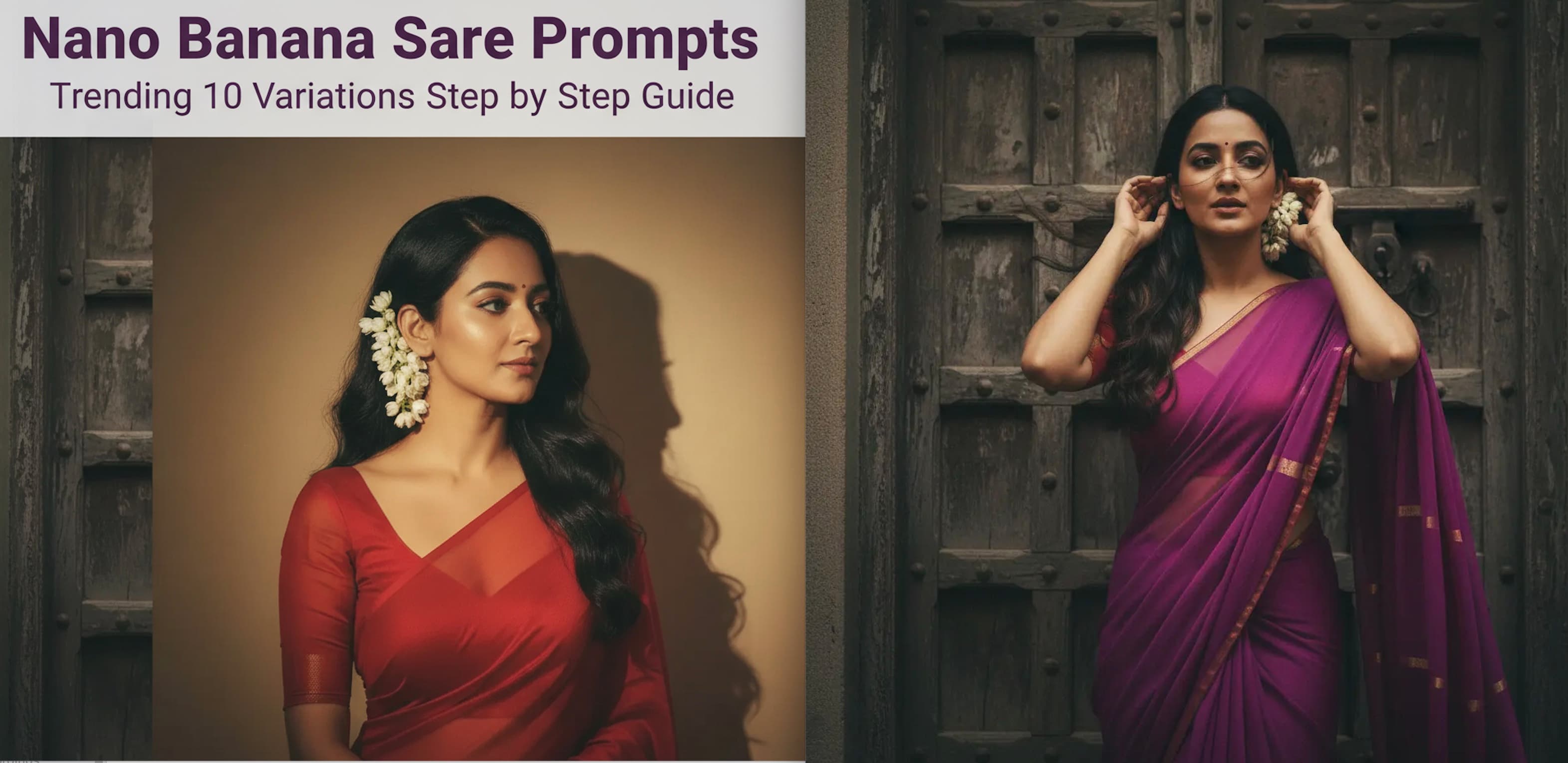 Nano Banana Saree Prompt: Trending 10 Variations Step by Step Guide