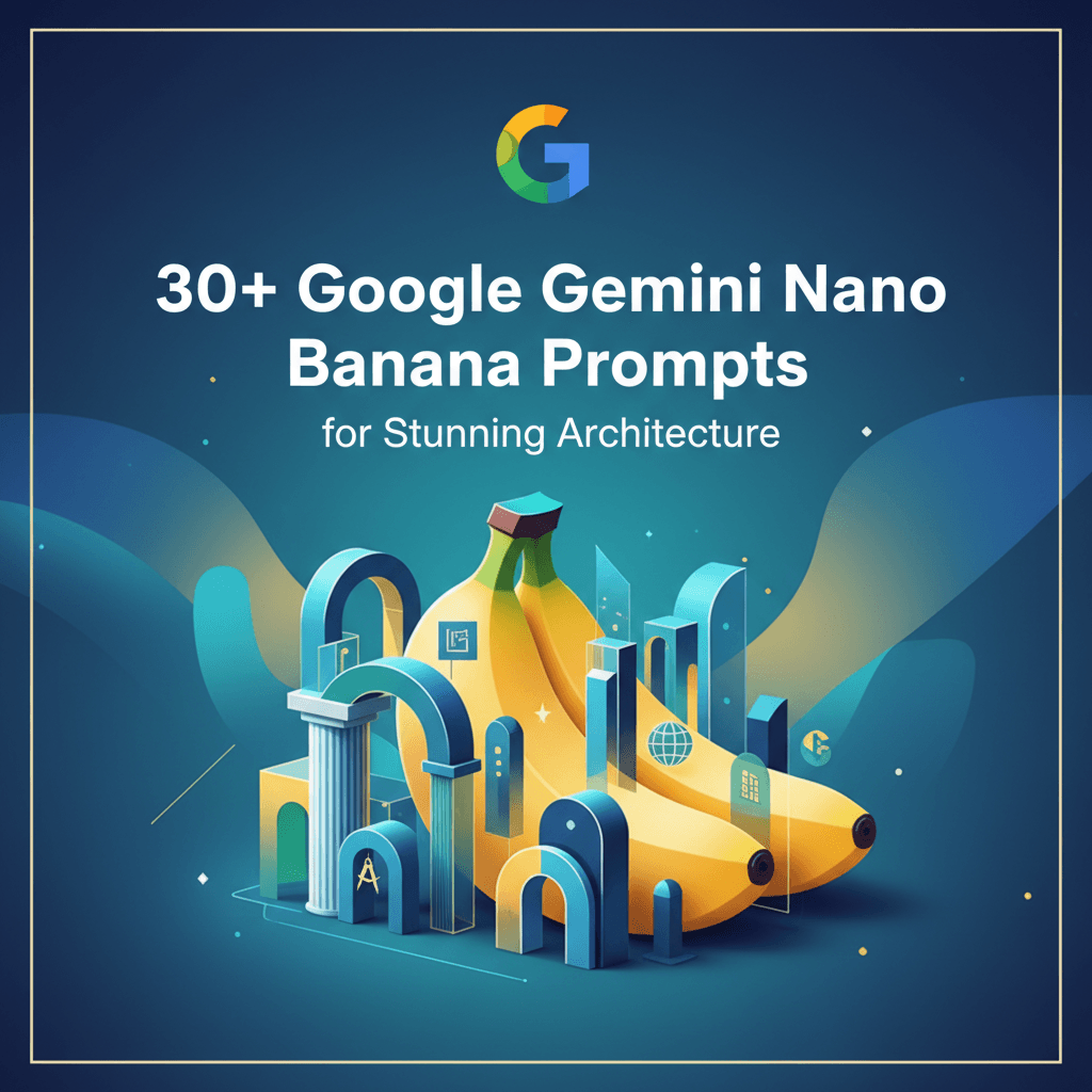 30+ Google Gemini Nano Banana Prompts for Stunning Architecture