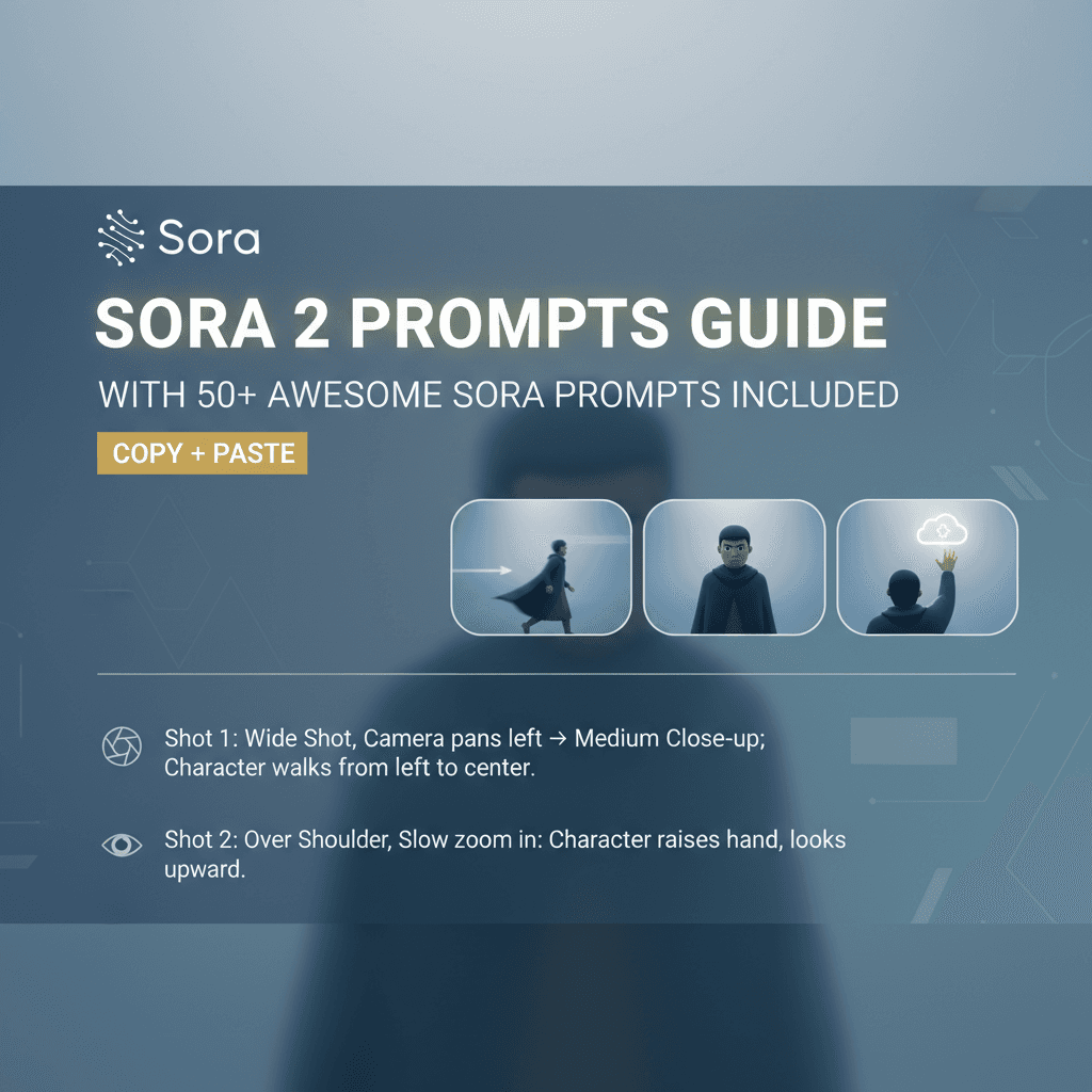 Sora 2 Prompts Guide with 50+ Awesome Sora Prompts Included (Copy + Paste).