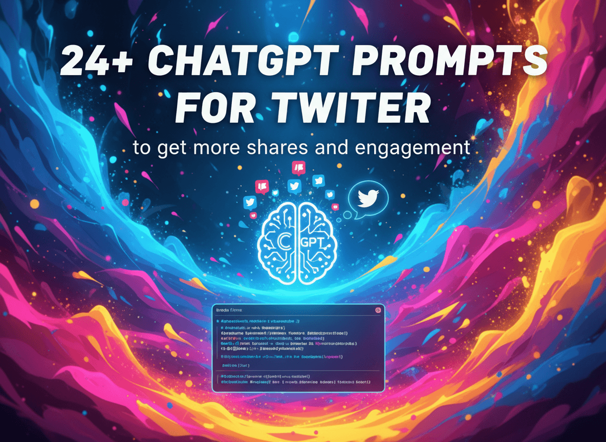 24+ ChatGPT Prompts for Twitter to get more shares and engagement