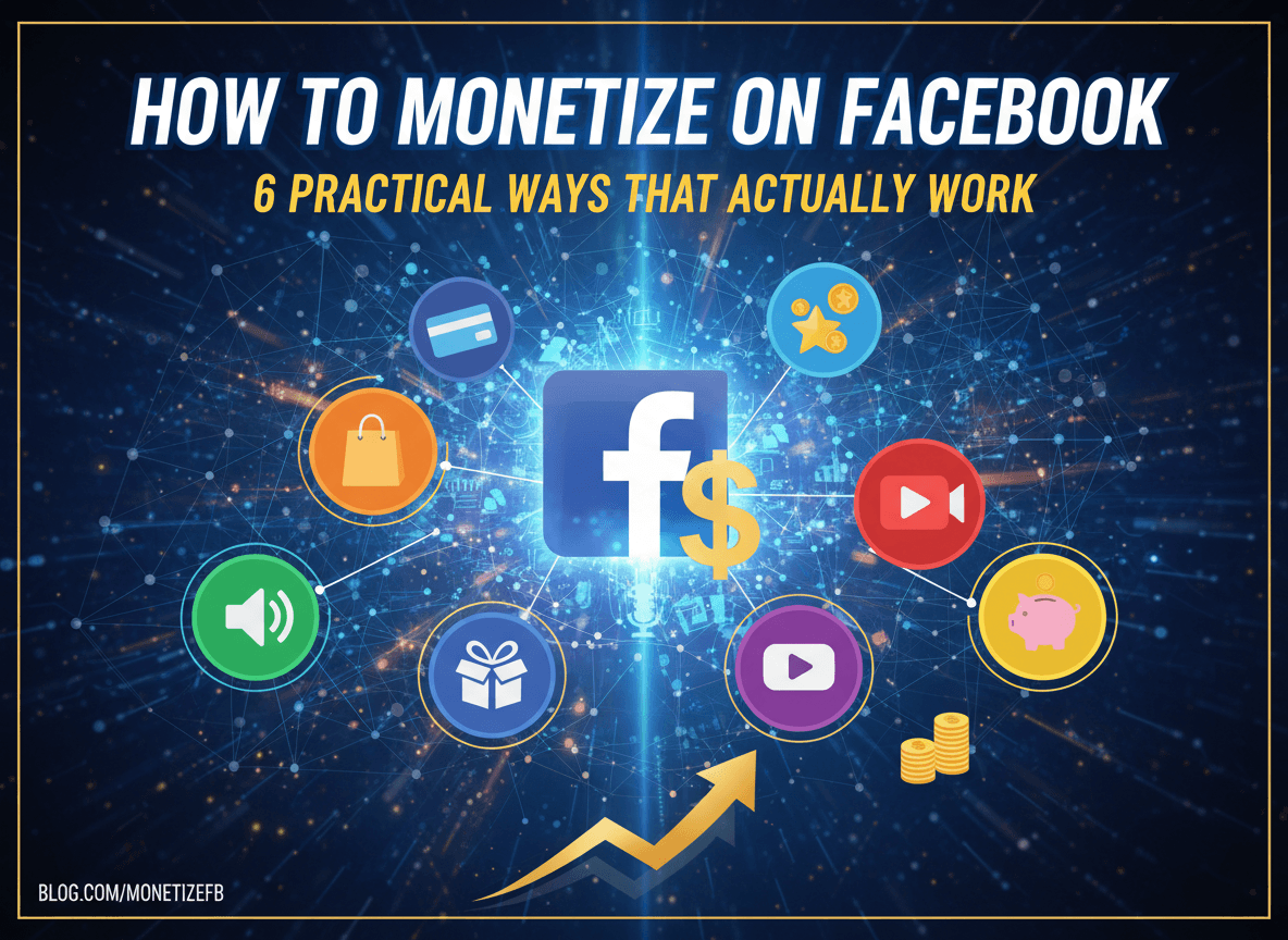 How to monetize on Facebook: 6 Practical Ways That Actually Work