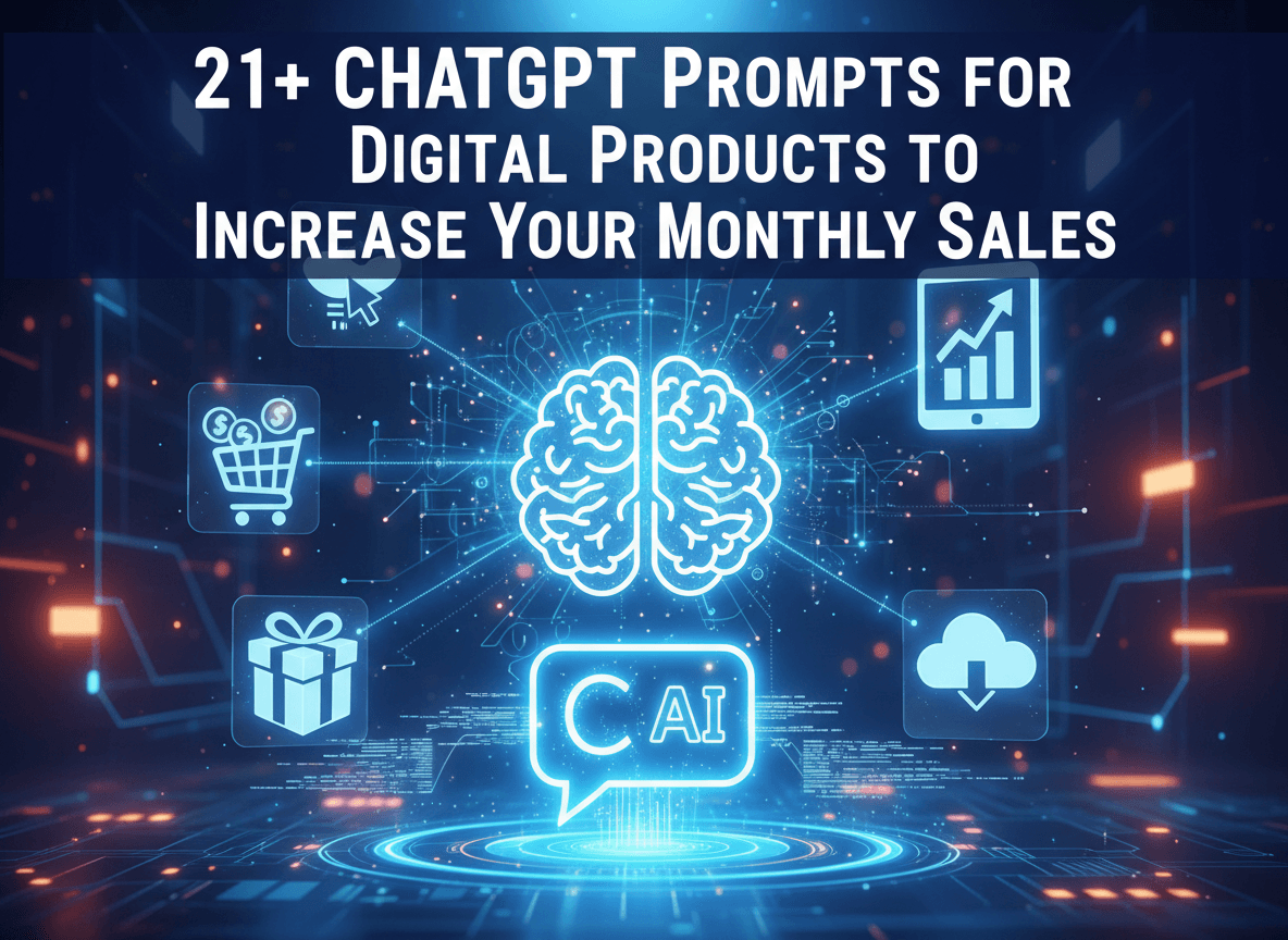21+ ChatGPT Prompts for Digital Products to increase your monthly sales