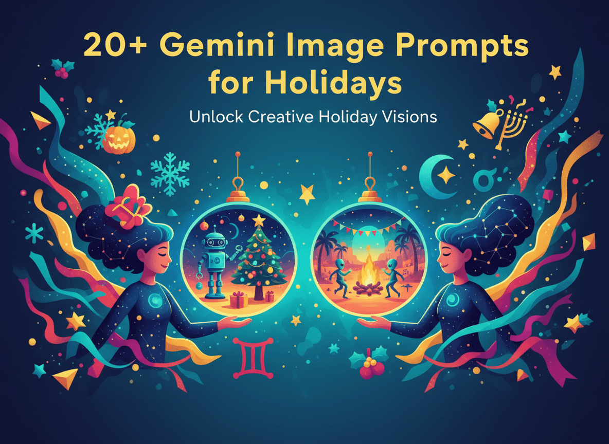20+ Gemini Image Prompts for Holidays